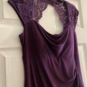 Plum Brides Maid Dress